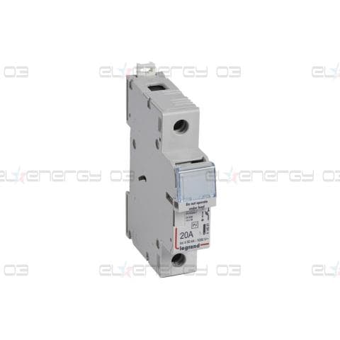Разединител стопяем предпазител 1P 10X38 mm 1000V= 1мод. Legrand