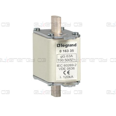 Стопяем ножов предпазител тип gG 125А размер 00 Legrand