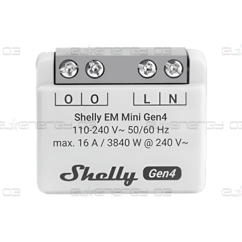 Микромодул Smart монофазен мерител 1х 16A Shelly EM Mini Gen4 – 070823