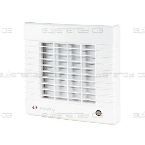 Битов вентилатор VENTS MA с автоматични жалузи,	22 W, Ф125, 185 m3/h, 35 dBA,230V, Бял