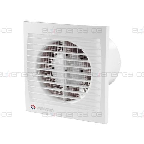Битов вентилатор VENTS S, 14W, Ф100, 95 m3/h, 34dBA, 230V, Бял