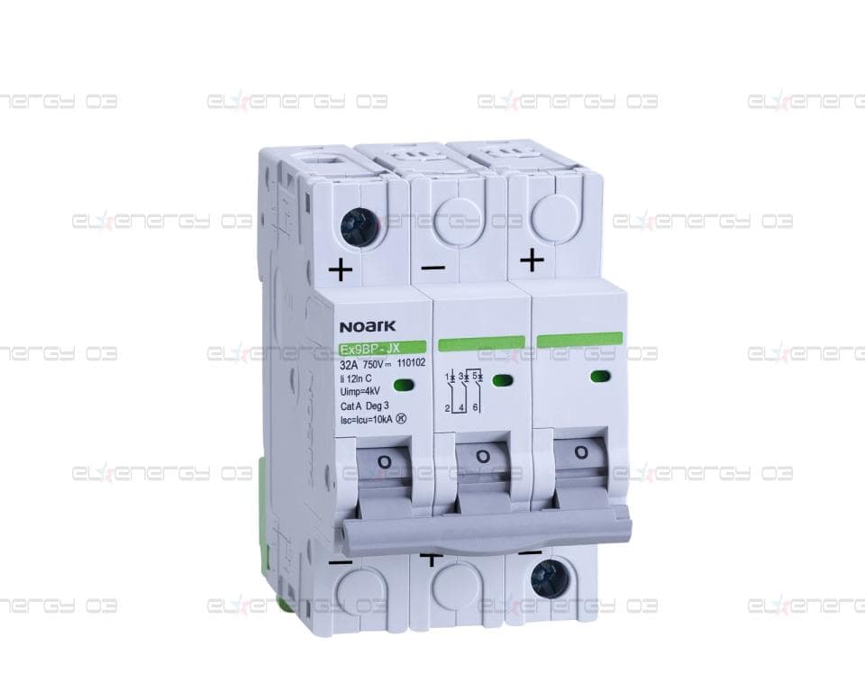 DC Миниатюрни автоматични прекъсвачи Ex9BP-JX(+) 3P C1